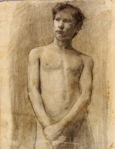 Studie af en ung mand af Henry Ossawa Tanner
