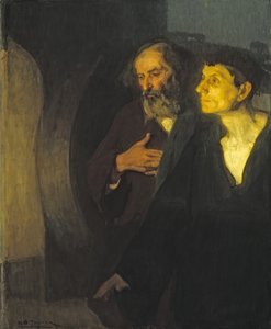 De to disciple ved graven, ca. 1906 af Henry Ossawa Tanner