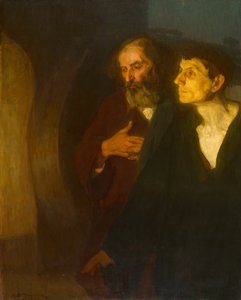 De to disciple ved graven, ca. 1906. af Henry Ossawa Tanner
