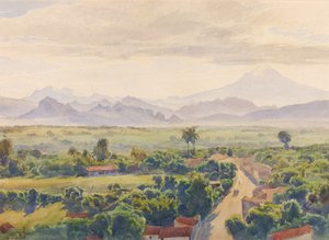 Udsigt over Cuernavaca af Henry Otto Wix