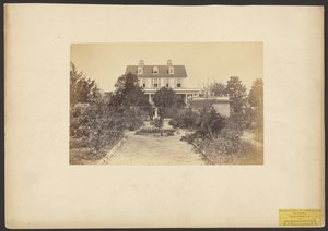 John E. Seabrooks palæ, set fra haven. Edisto Island, South Carolina af Henry P. Moore