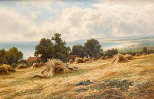 Harvest Time ved Sussex Coast nær Worthing
