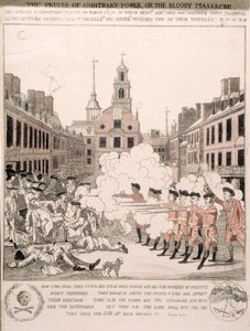 Boston-massakren, 5. marts 1770 af Henry Pelham