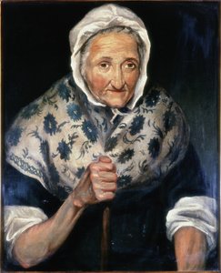 Judy Dowling - Keeper of the Town Hutch (olie på lærred)