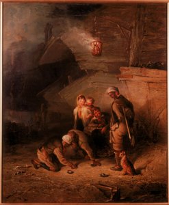 Pitmen Playing Quoits (olie på lærred)