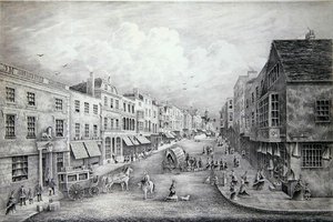 The High Street, Guildford, Surrey af Henry Prosser
