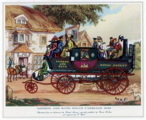 London og Bath Dampvogn, 1840, c1800-1840.