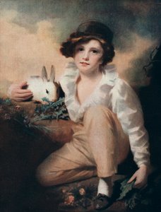 Dreng med kanin, c1814 1912.