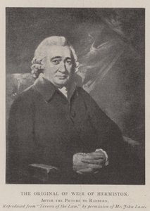 Originalen af Weir of Hermiston af Henry Raeburn