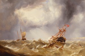 Forkastet i en storm ud for Kent-kysten af Henry Redmore