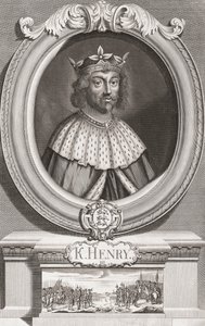 Henrik III, konge af England. Portræt