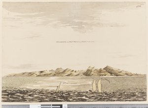 Side 16 Otaheite, når Point Venus bærer S.W. ved W. 5 miles væk, 1768-75 (wc)