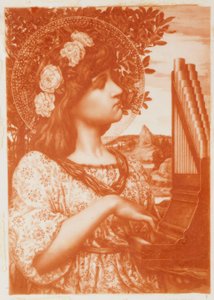 Sankt Cecilia af Henry Ryland