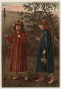 The Golden Shore (farve litho) af Henry Ryland