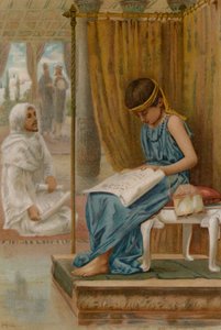 Den unge konge Josiah (chromolitho)