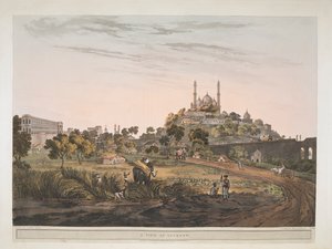 Udsigt i Lucknow, Indien 1809