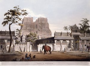 Pagode ved Ramisseram, 1803