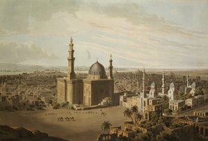 Udsigt over Grand Cairo, indgraveret af Daniel Havell (1785-1826) 1809