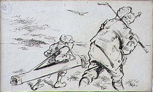 The Bumbling Golfer, illustration fra 