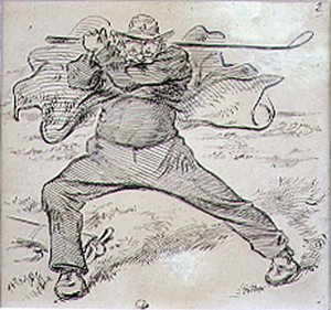 The Chaotic Golfer, illustration fra 
