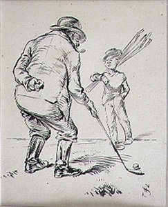 The Last Putt, illustration fra 
