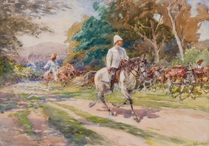 En koloniofficer, muligvis Haiti, ca. 1900