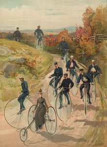 Cykling, ca. 1887