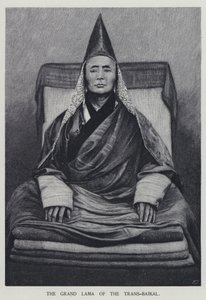 The Grand Lama of the Trans-Baikal (litho) af Henry Sandham