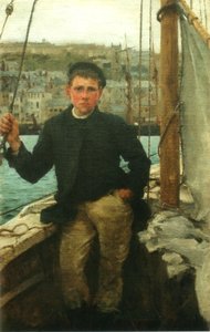 Portræt af Jack Rolling af Henry Scott Tuke