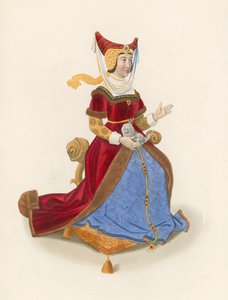 Constancia, hertuginde af Lancaster, hustru til John of Gaunt, c 1525 af Henry Shaw