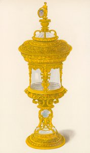 Pokal, tilhørende kompagniet af guldsmede, ca. 1558 af Henry Shaw