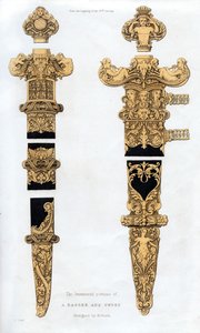 Dolk og sværd, begyndelsen af det 16. århundrede, 1843.