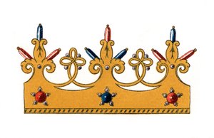 Design til en krone, 1843. af Henry Shaw