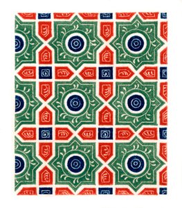 Ble ornament, 1300-tallet, 1843. af Henry Shaw