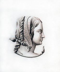 Hovedbeklædning, begyndelsen af det 16. århundrede, 1843. af Henry Shaw