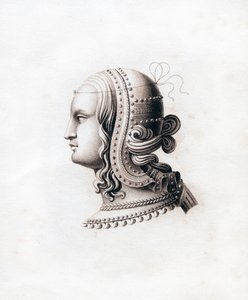 Hovedbeklædning, begyndelsen af det 16. århundrede, 1843. af Henry Shaw