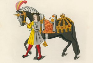 Hest og ledsager, 1511 af Henry Shaw