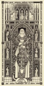 Indhugget plade, c 1350 af Henry Shaw