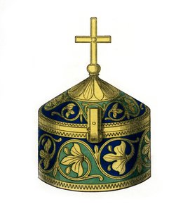 Pyx, 12. århundrede, 1843. af Henry Shaw