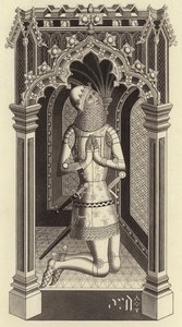 The Black Prince, omkring 1355, fra St Stephen