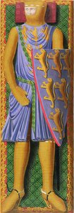 William Longespee, 1. jarl af Salisbury (d.1226) efter et manuskript fra midten af det 13. århundrede i Cambridge University Library af Henry Shaw