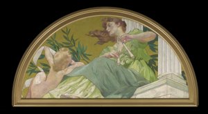 Muse of Music, 1893 af Henry Siddons Mowbray