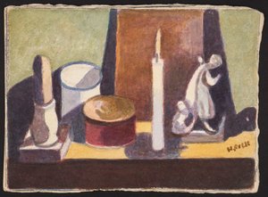 Cancel-oplyst kaminhylde, ca. 1930
