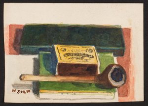 Tændstikker og pibe, ca.1930 af Henry Silk