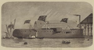 Flydende HMS Sultan ud af Dock af Henry Spernon Tozer