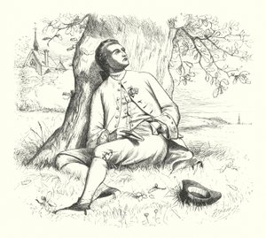 Ateisten og Agernet (gravering) af Henry Stacey (after) Marks