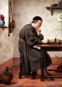 Hans yndlingsforfatter af Henry Stacey Marks