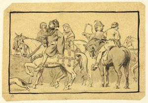 Canterbury-pilgrimme af Henry Stacy Marks