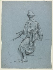 Mand på hesteryg af Henry Stacy Marks