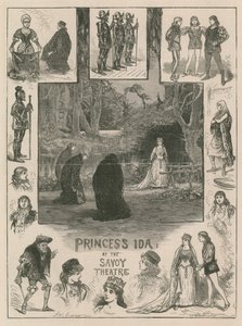 Prinsesse Ida på Savoy Theatre (gravering) af Henry Stephen (b.1861 fl.1880 1925) Ludlow